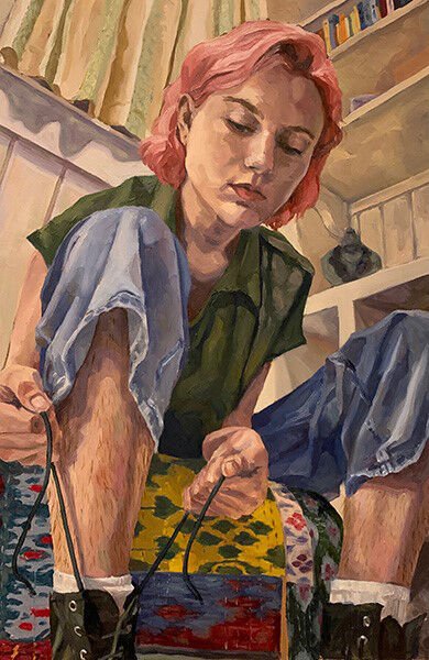 “Stubborn,” a self-portrait by Scottsdale artist Dana Corbo
